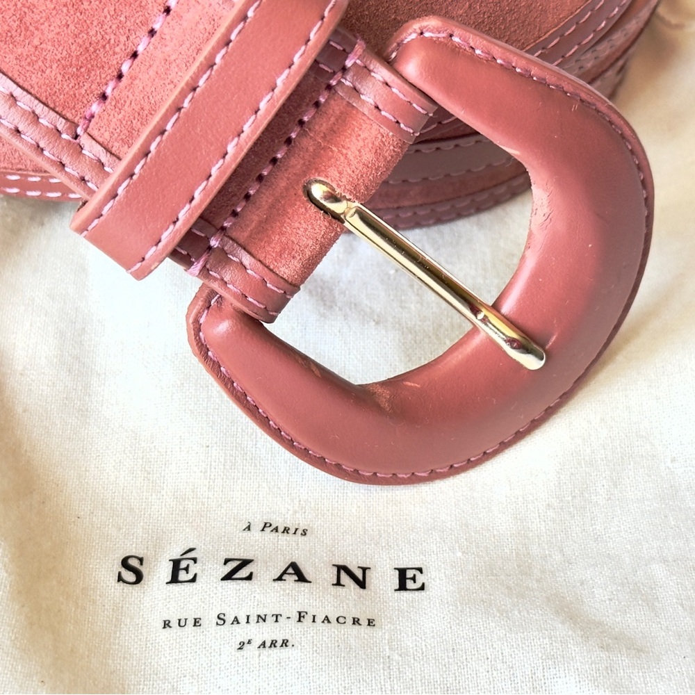 Sezane Rosewood Barbara Belt size 85 - Picture 3 of 7